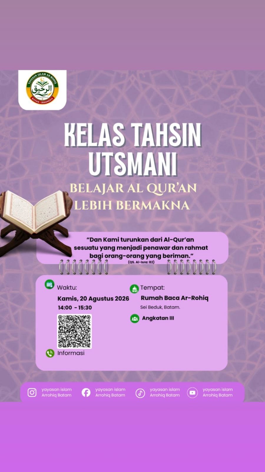 Yayasan - Yayasan islam di Batam - Yayasan di Batam - pesantren yatim dhuafa sei beduk - lembaga zakat infak sedekah batam - Penggalangan Donasi Untuk Pesantren di Batam - wakaf pembangunan pesantren di Batam - donasi pembangunan pondok pesantren di Batam - donasi anak yatim piatu pesantren di Batam - sedekah jumat berkah yayasan islam di Batam - fidyah dan zakat maal yayasan di Batam